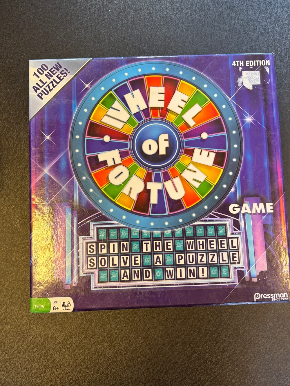 Pressman Wheel of Fortune Family Game - Purple Edition